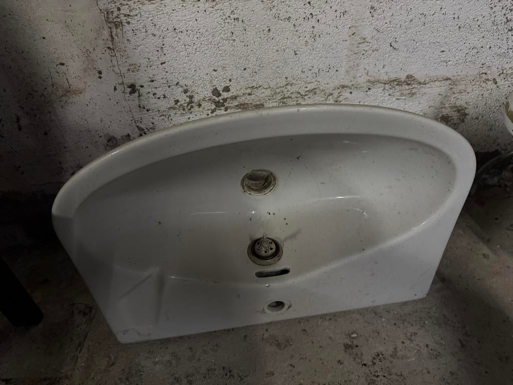 Lavabo, Huis en Inrichting, Ophalen, Gebruikt, 50 tot 100 cm, Minder dan 100 cm
