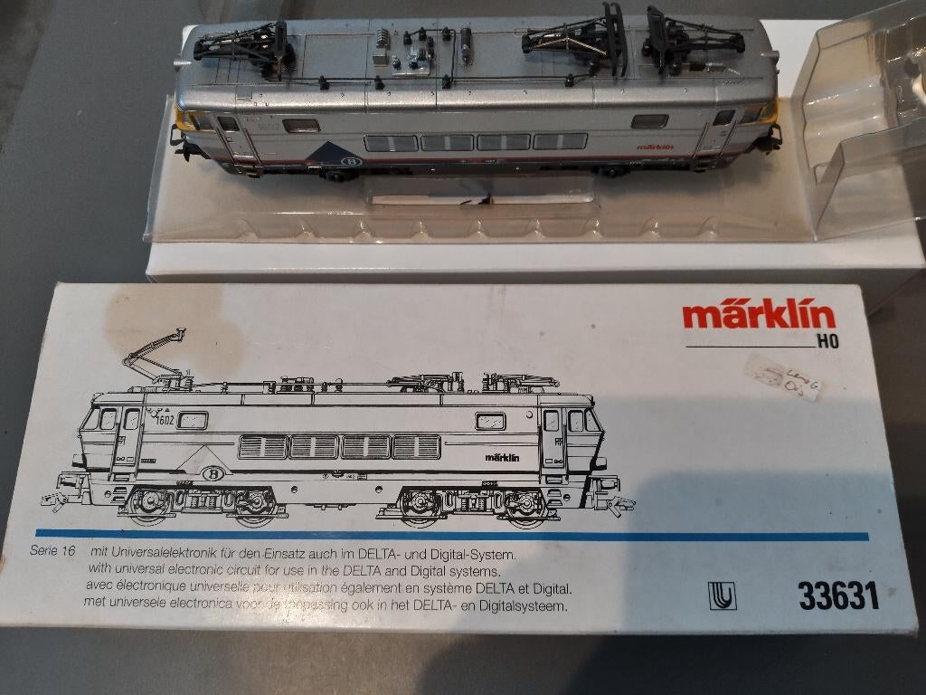 Marklin HO Elec locomotief NMBS 33631, Wisselstroom, Locomotief, Ophalen of Verzenden, Märklin