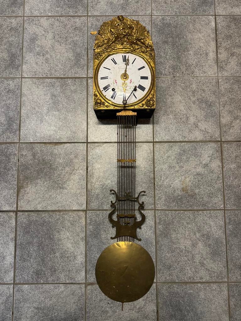 Hangklok met werkend mechanisme, Antiek en Kunst, Antiek | Klokken, Ophalen