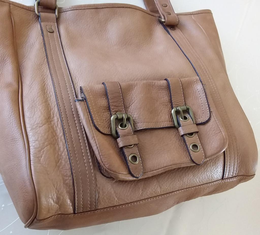 Grand sac à main en cuir MASSIMO DUTTI, Bijoux, Sacs & Beauté, Sacs | Sacs Femme, Enlèvement ou Envoi, Sac à main