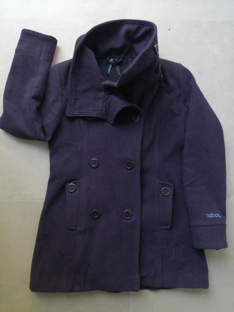 OXBOW Aubergine Peacoat jas maat S, OXBOW, Overige kleuren, Ophalen of Verzenden, Zo goed als nieuw