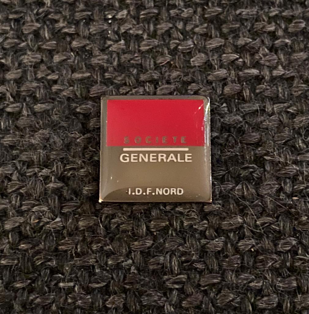 PIN - SOCIETE GENERALE - BANQUE - BANK, Verzamelen, Verzenden, Gebruikt, Overige onderwerpen, Speldje of Pin