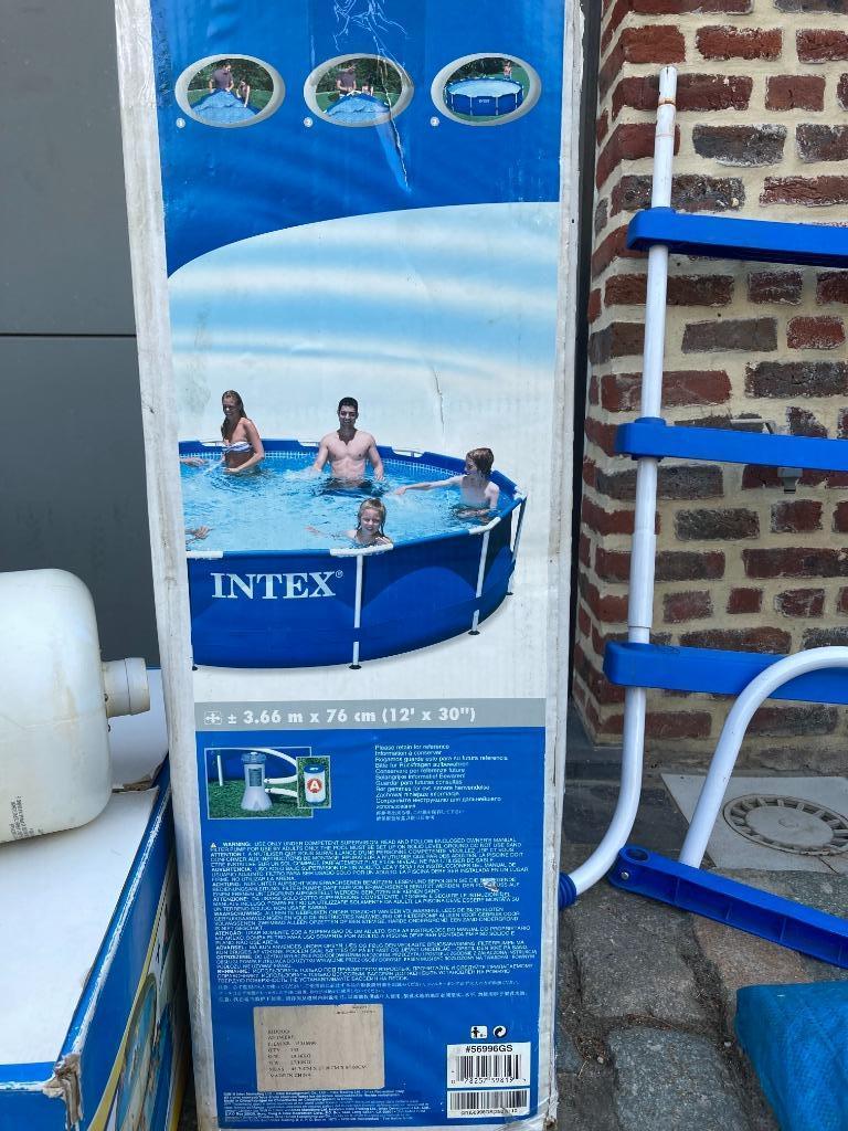 piscine, Jardin & Terrasse, Piscines, 200 à 400 cm, Rond, Enlèvement, Utilisé