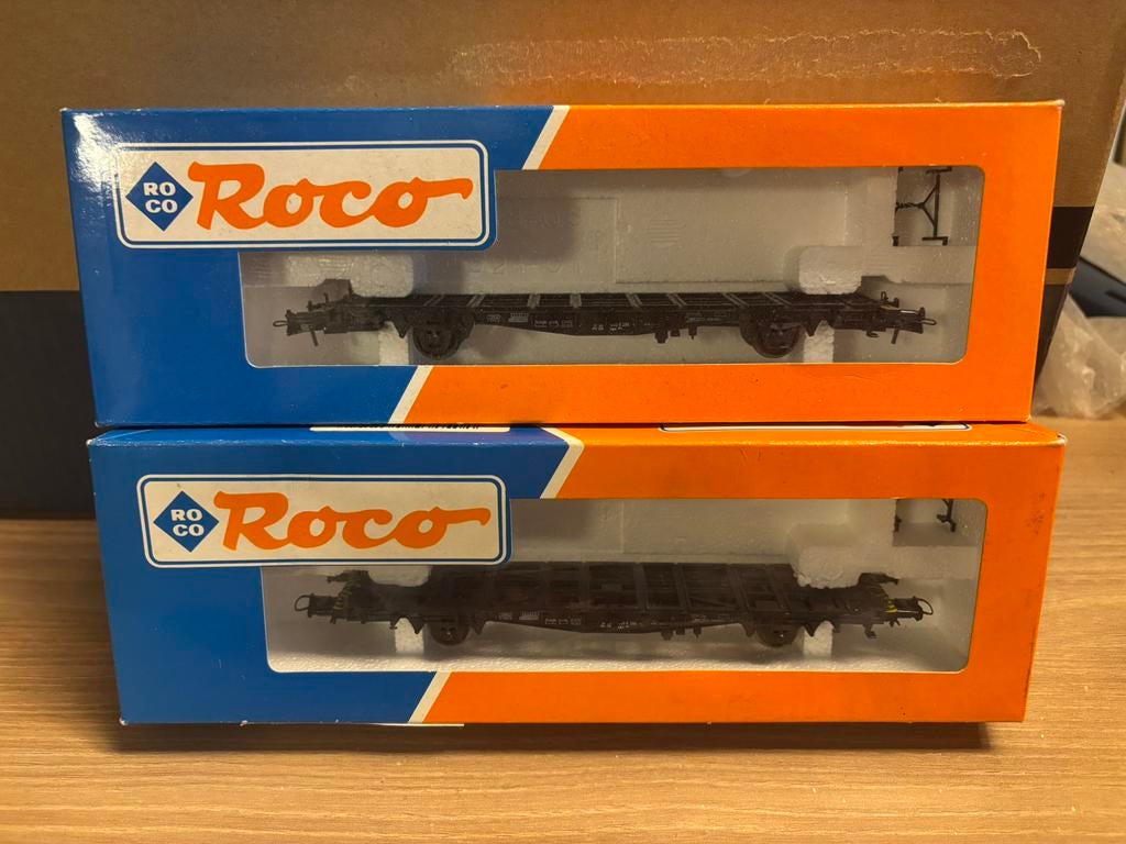 Roco 46110 (2x) + 4 herpa containers, Ophalen of Verzenden, Zo goed als nieuw, Roco