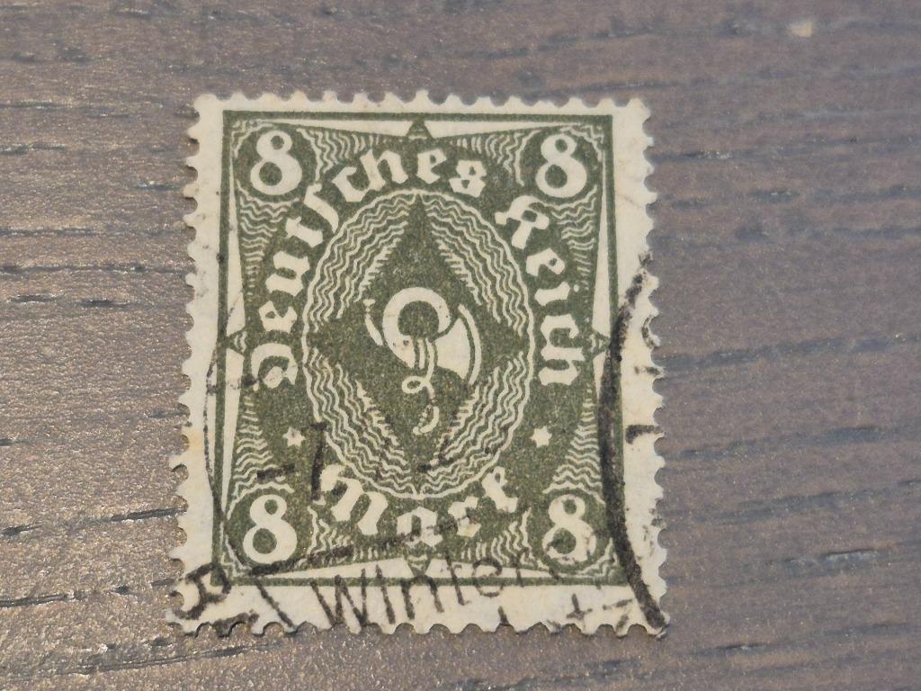 Timbre du Deutsches Reich à 8 marks, Enlèvement ou Envoi