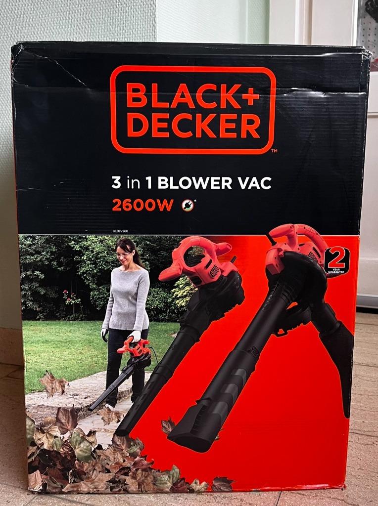 Bladblazer Black + Decker BEBLV260 2600W, Enlèvement, Neuf