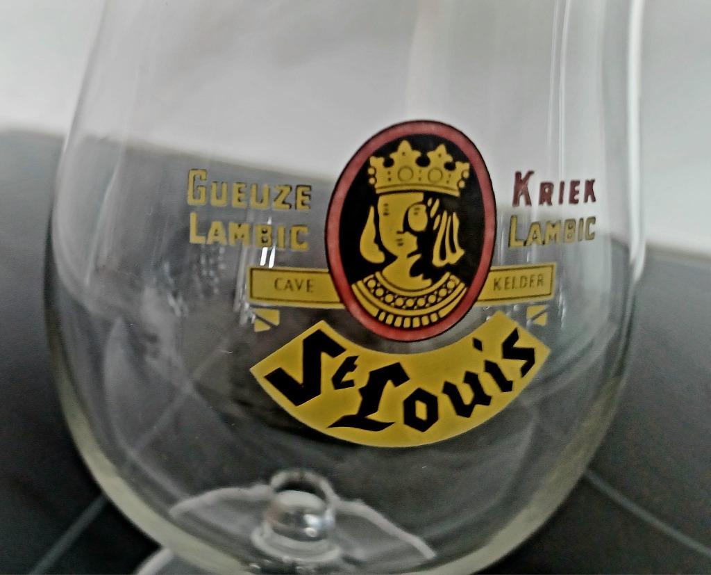 3 oude bolglazen St Louis, Verzamelen, Ophalen, Zo goed als nieuw, Bierglas