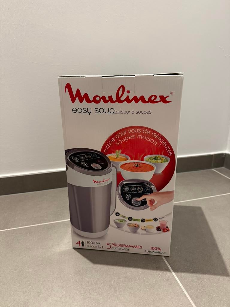 Machine soupeMoulinex - neuve dans sa boîte, jamais utilisée, Neuf, Résiste au lave-vaisselle, Enlèvement, 1 à 2 litres