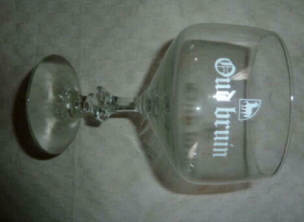 #A bier glas OUD BRUIN brouwerij Anglo Belge - Zulte, Verzamelen, Glas en Drinkglazen, Ophalen of Verzenden, Nieuw, Bierglas
