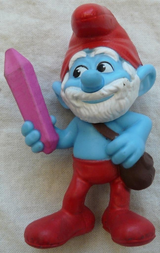 Grote smurf, Peyo Schleich, McDonalds Happy Meal, 2013.(1), Verzamelen, Ophalen of Verzenden, Gebruikt, Overige typen