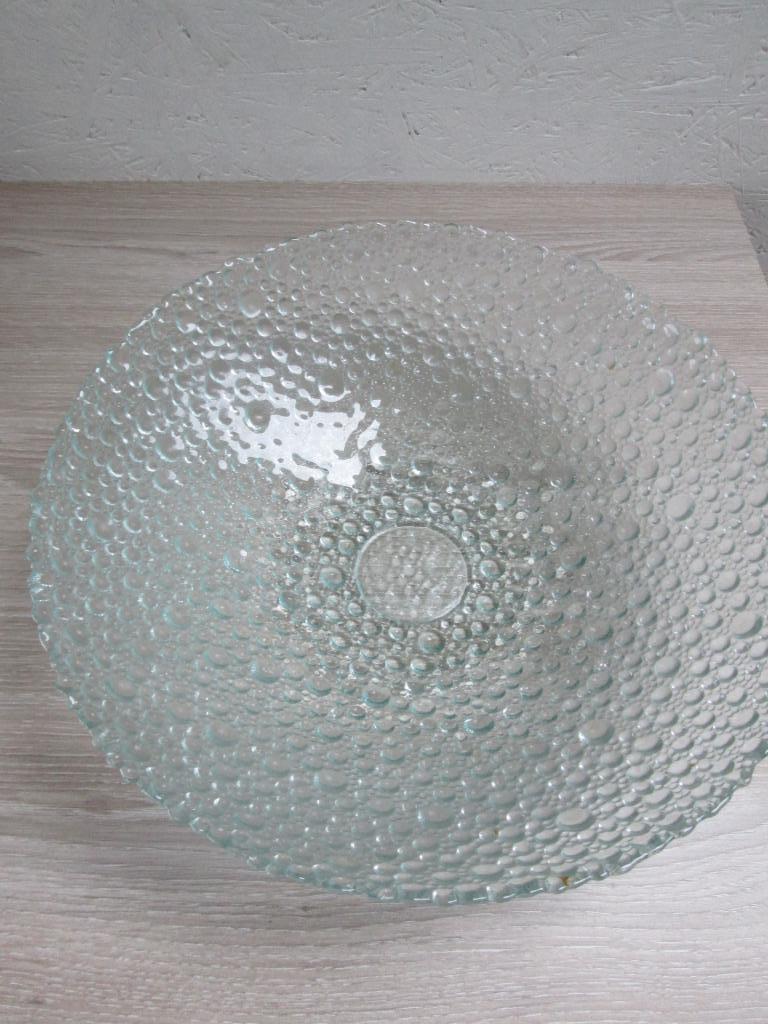Glazen schaal, Rond, Comme neuf, Verre, Enlèvement