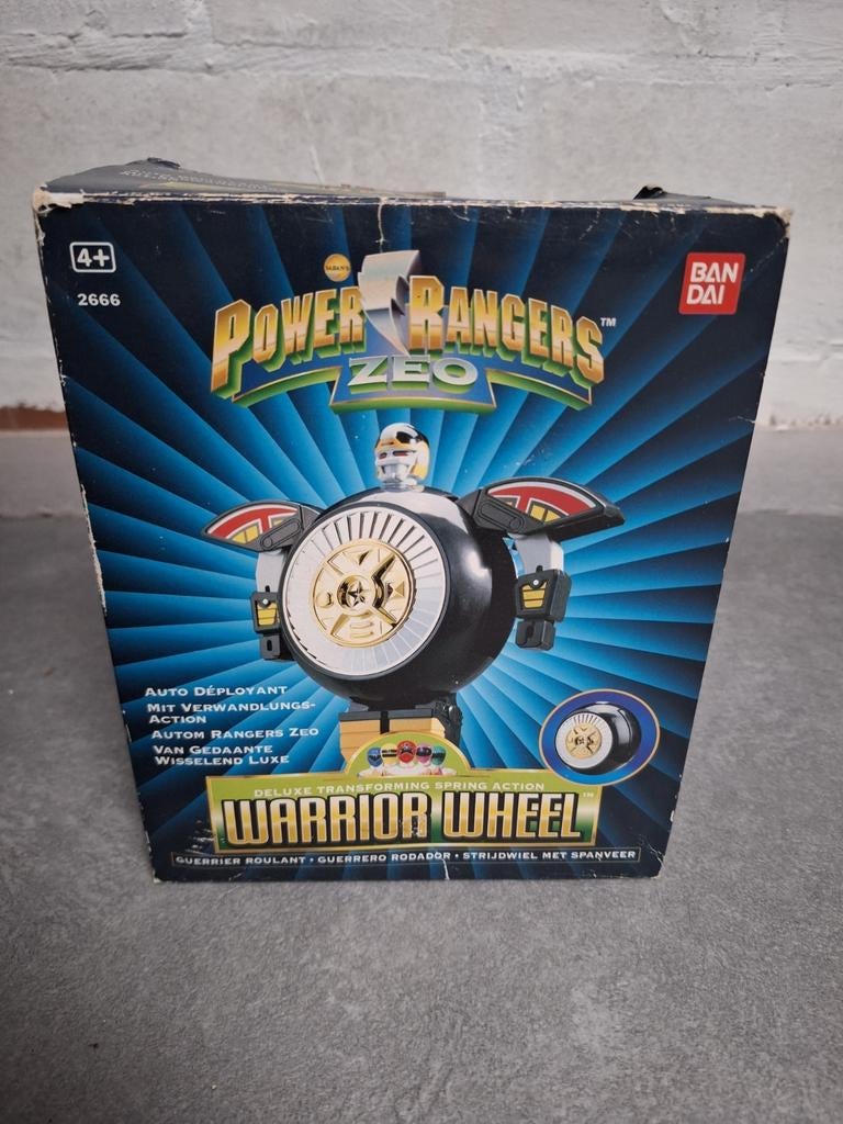 Power Rangers Zeo Warrior Wheel Deluxe zord - Bandai 1996, Ophalen of Verzenden, Gebruikt