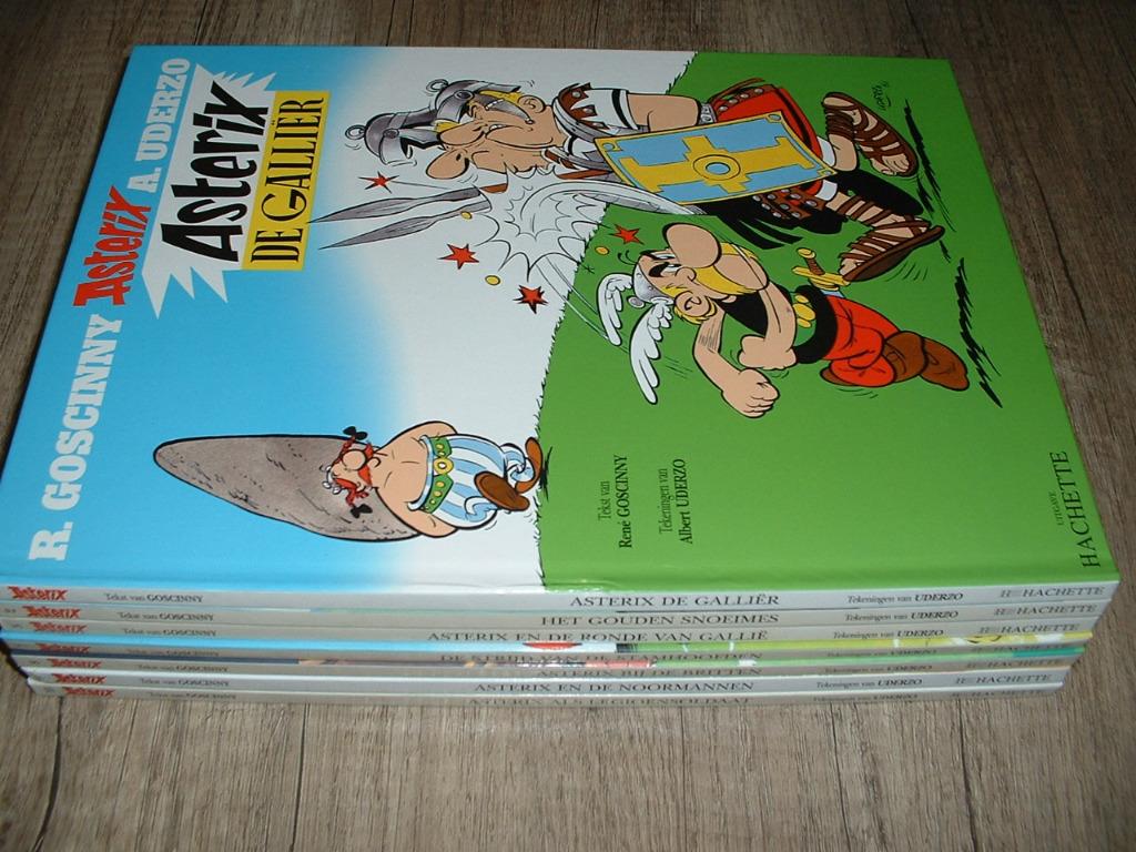 asterix strips in hardcover hachette uitgave, Plusieurs BD, Enlèvement ou Envoi, Albert Uderzo