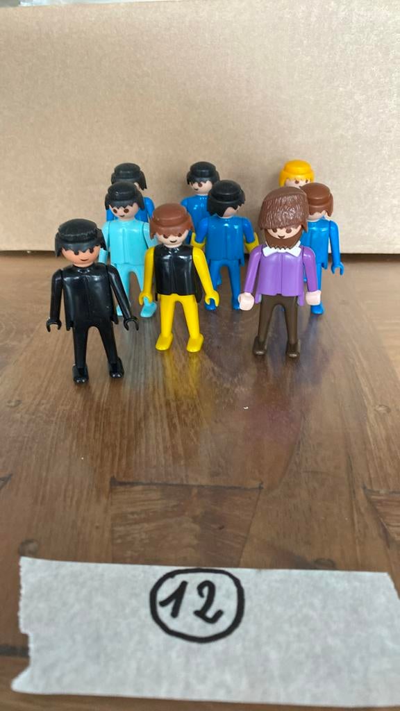 Playmobil 9 ventjes.  Info voor mijzelf zak nr 12.  6€, Ophalen, Gebruikt