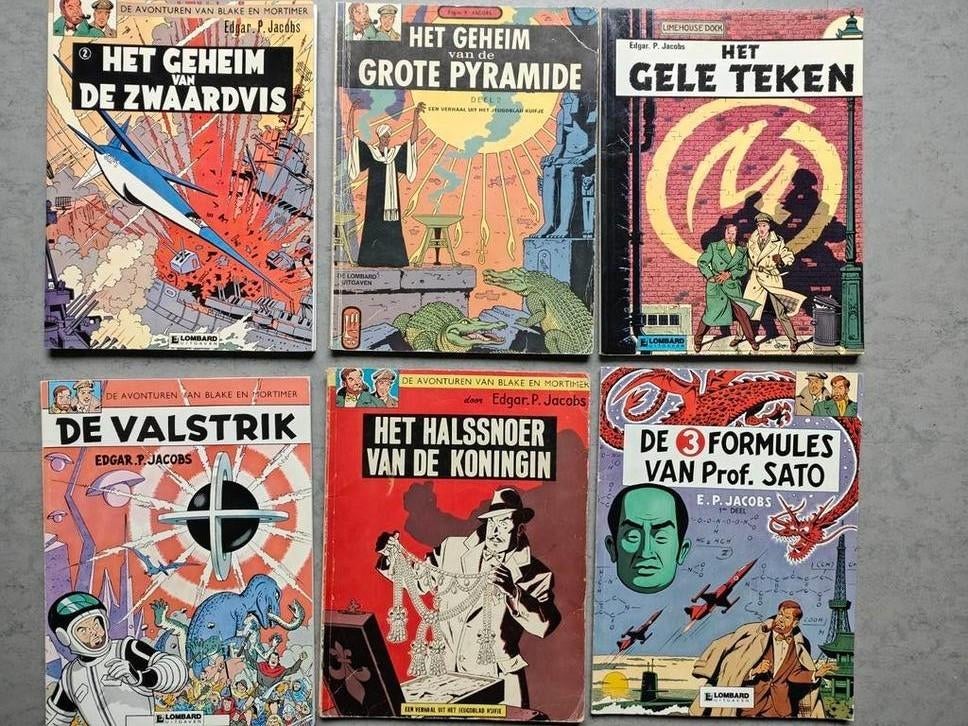 Blake en Mortimer 6 strips pakketprijs, Enlèvement ou Envoi, Utilisé