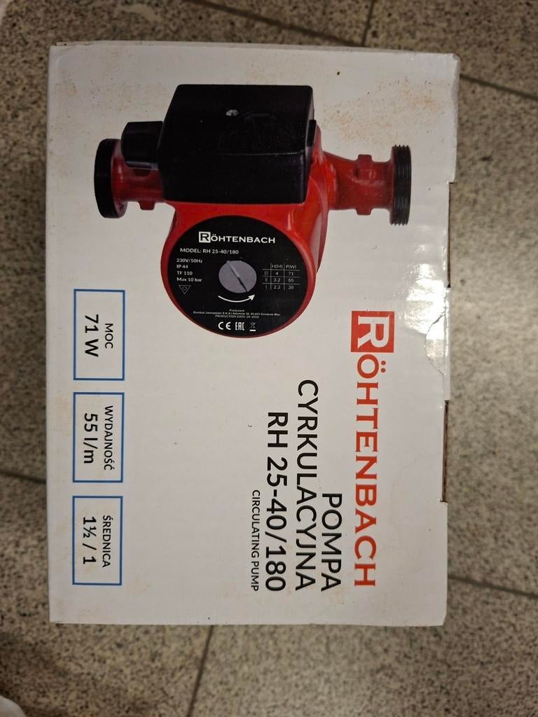Waterpomp 25-40/180, klep en expansievat 18l, Ophalen of Verzenden, Zo goed als nieuw