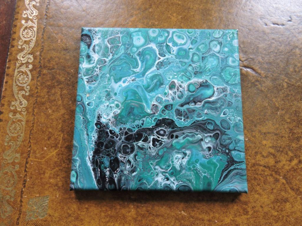 Peinture Pouring, Antiquités & Art, Enlèvement