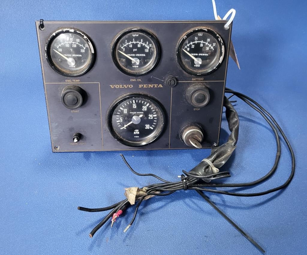 Dashboard Volvo Penta Paneel 24volt, Watersport en Boten, Ophalen of Verzenden, Gebruikt, Motor en Techniek