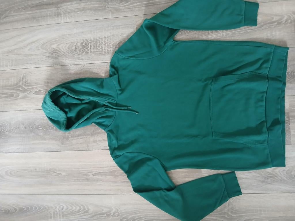 Groene hoodie maat L mannen, Kleding | Heren, Truien en Vesten, Maat 52/54 (L), Zo goed als nieuw, Groen, C&A