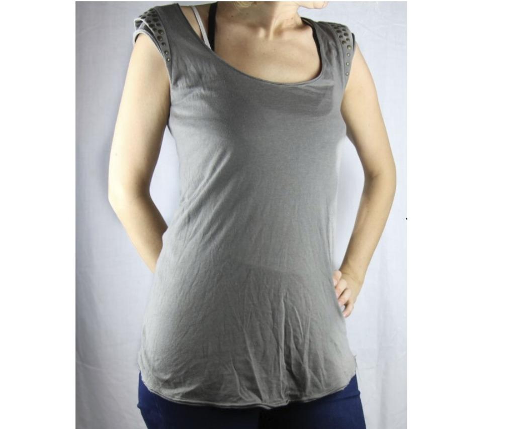 Grijs lang tshirt van Bershka - Maat medium, Kleding | Dames, Verzenden, Grijs