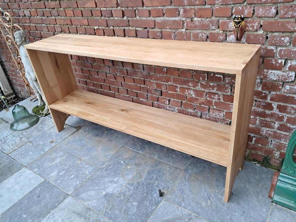 Sidetable , console , sideboard tafel eik, Huis en Inrichting, Ophalen, Eikenhout, Zo goed als nieuw, 150 tot 200 cm