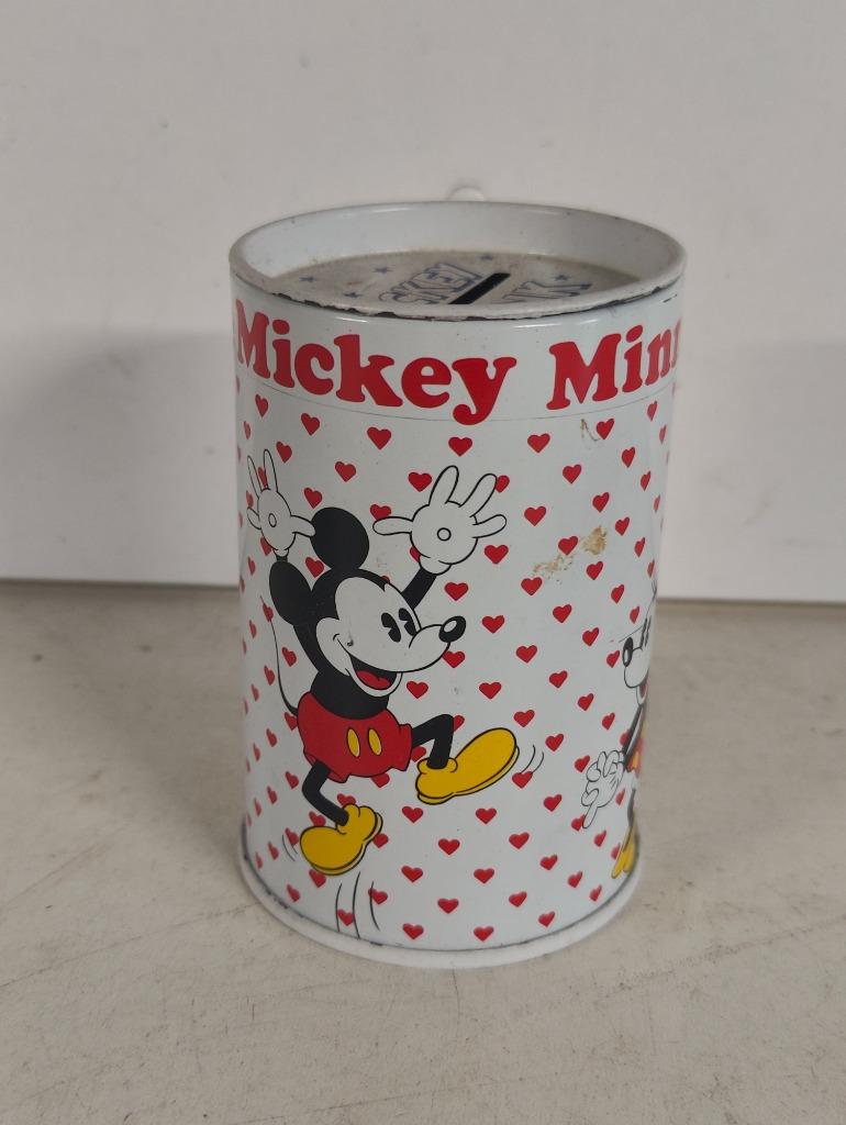 Vintage spaarpot Mickey & Minnie mouse, Ophalen of Verzenden, Zo goed als nieuw