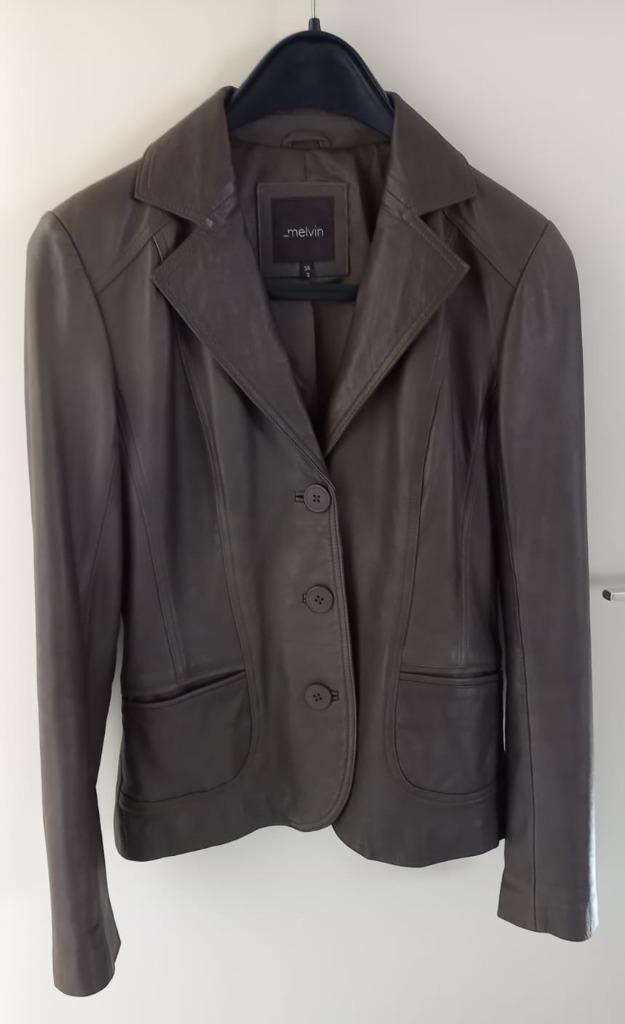 leren jasje voor dames maat 38  merk Melvin, Taille 38/40 (M), Enlèvement ou Envoi, Melvin, Comme neuf