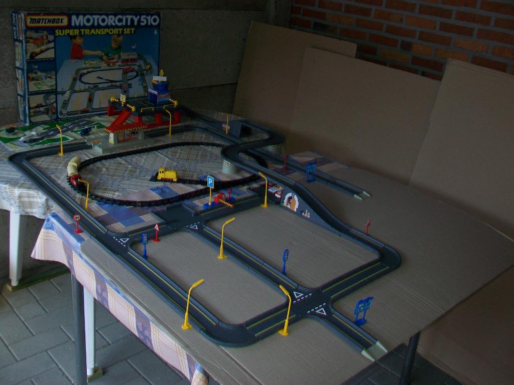Matchbox Motorcity 510 - Super Transport Set  Garage Vintage, Enlèvement ou Envoi, Utilisé