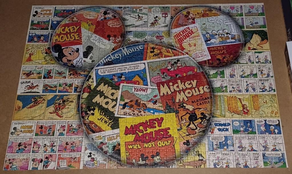 123) Puzzle Disney 1000pièces  complet, Ophalen, 500 t/m 1500 stukjes, Zo goed als nieuw, Legpuzzel