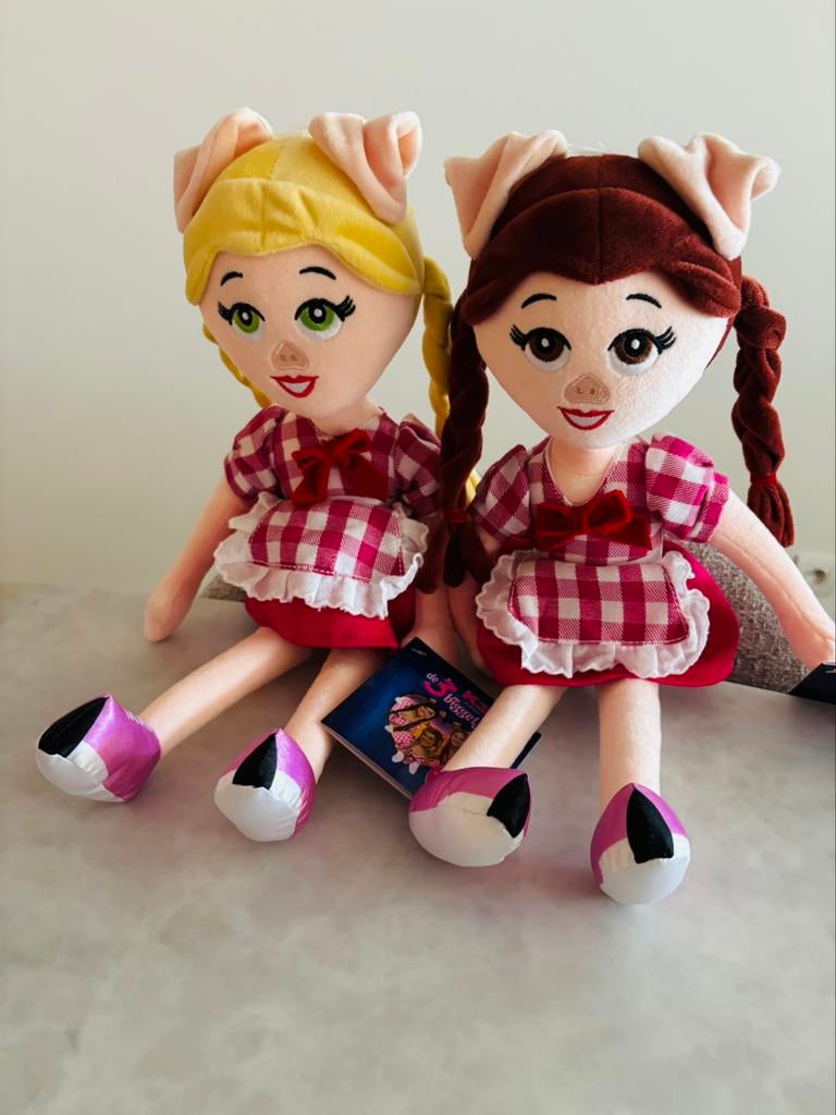 Peluches K3 Hanne & Julia 40 cm avec musique, Enlèvement, Neuf, Autres types