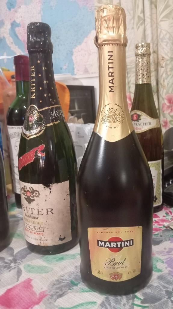 fles martini brut 75cl, Enlèvement