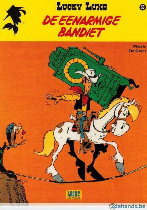 Lucky Luke: De éénarmige bandiet, tekeningen: Morris, scenar, Boeken, Ophalen of Verzenden, Nieuw