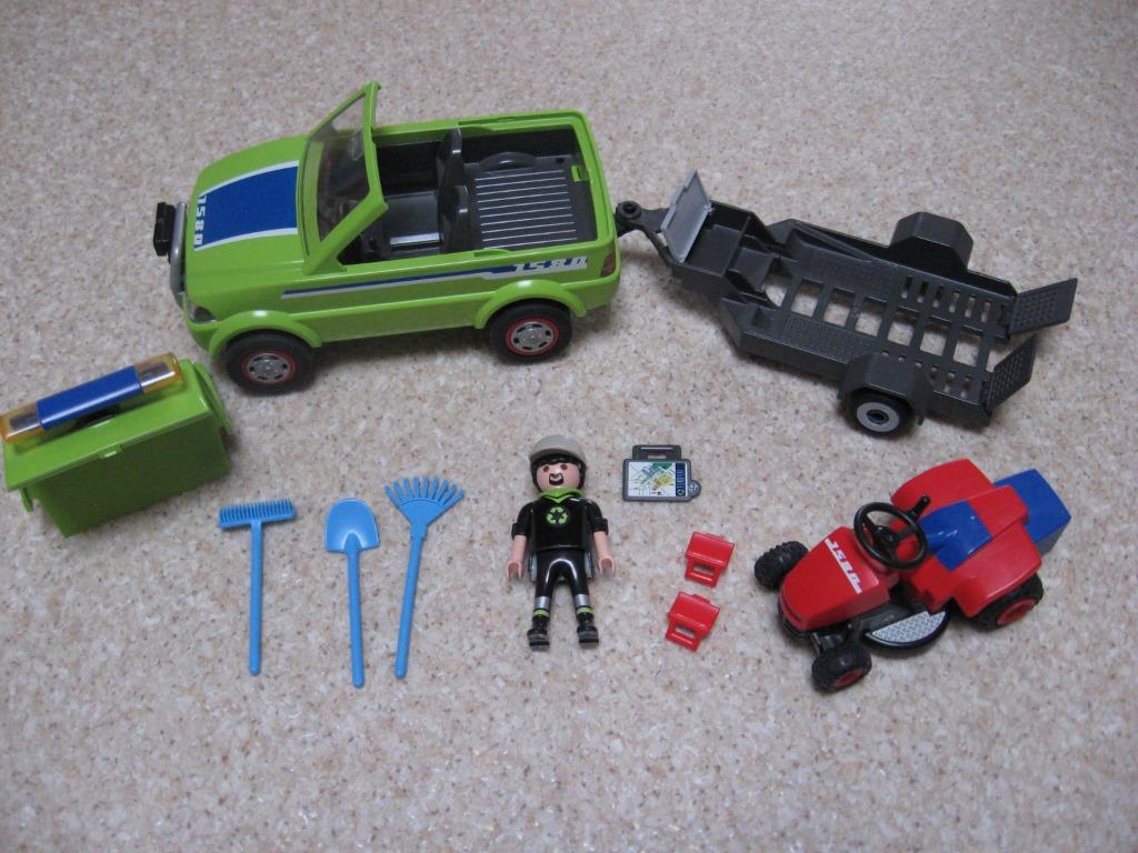 Playmobil 6111 Jardinier et tracteur tondeuse, Enfants & Bébés, Enlèvement ou Envoi, Comme neuf, Ensemble complet
