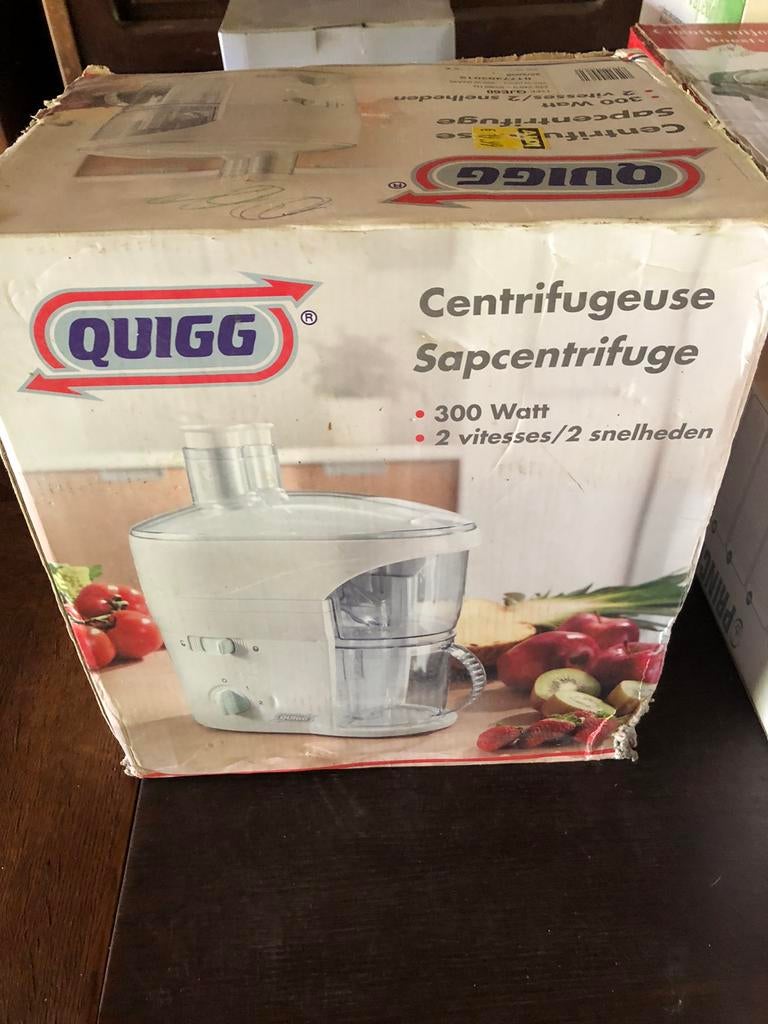 Quigg sapcentrifuge 300watt, Elektronische apparatuur, Keukenmixers, Ophalen, 2 snelheden, Zo goed als nieuw, Vaatwasserbestendig