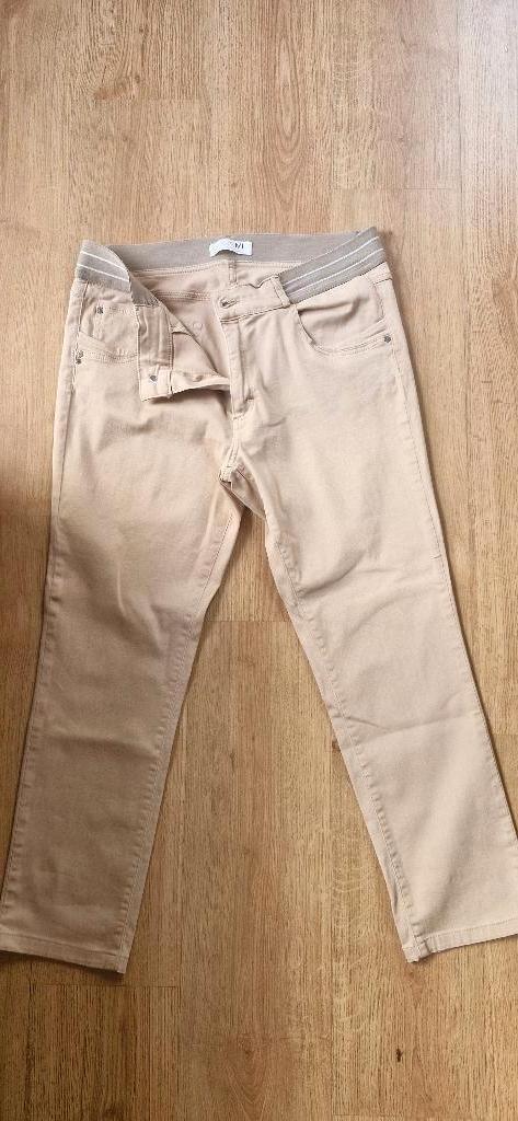 Broek, Parami, Beige, Maat 42/44 (L), Ophalen of Verzenden