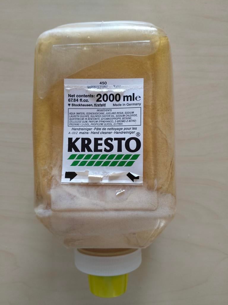 Handreiniger, zandzeep Kresto, Ophalen, Schoonmaakmiddel
