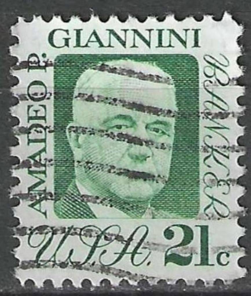 États-Unis 1973 - Yvert 993 - Amadeo Pietro Giannini (ST), Envoi, Affranchi