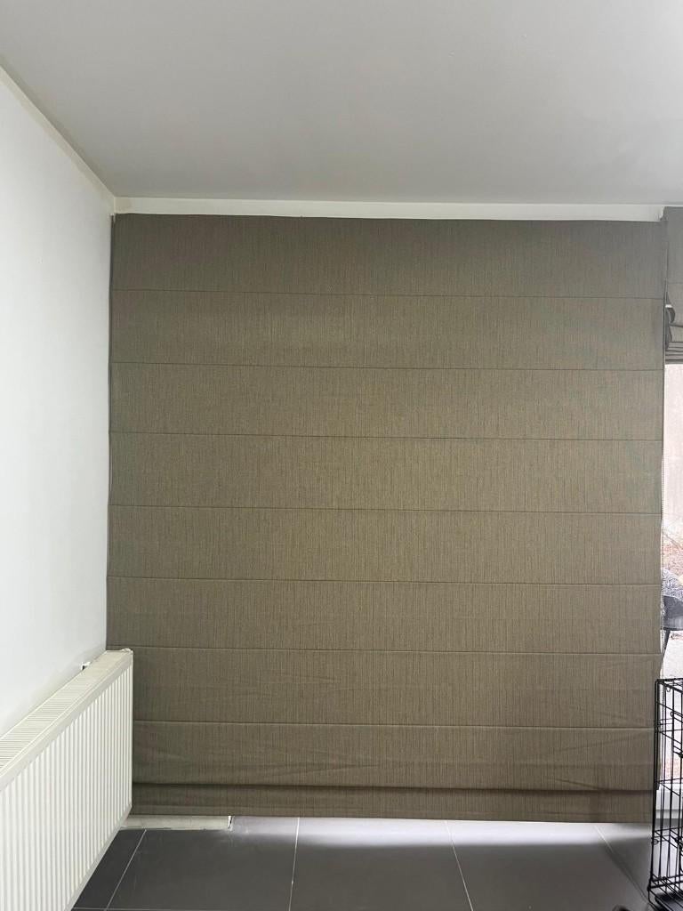 Gordijnen, Ophalen, Gebruikt, 200 cm of meer, Grijs