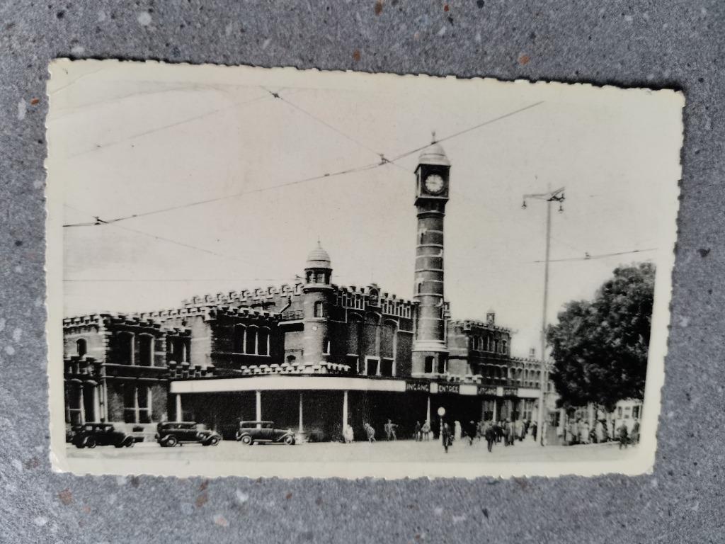 carte postale petit format - Gand - Sint-Pietersstation, Collections, Cartes postales | Belgique, Enlèvement ou Envoi, Avant 1920