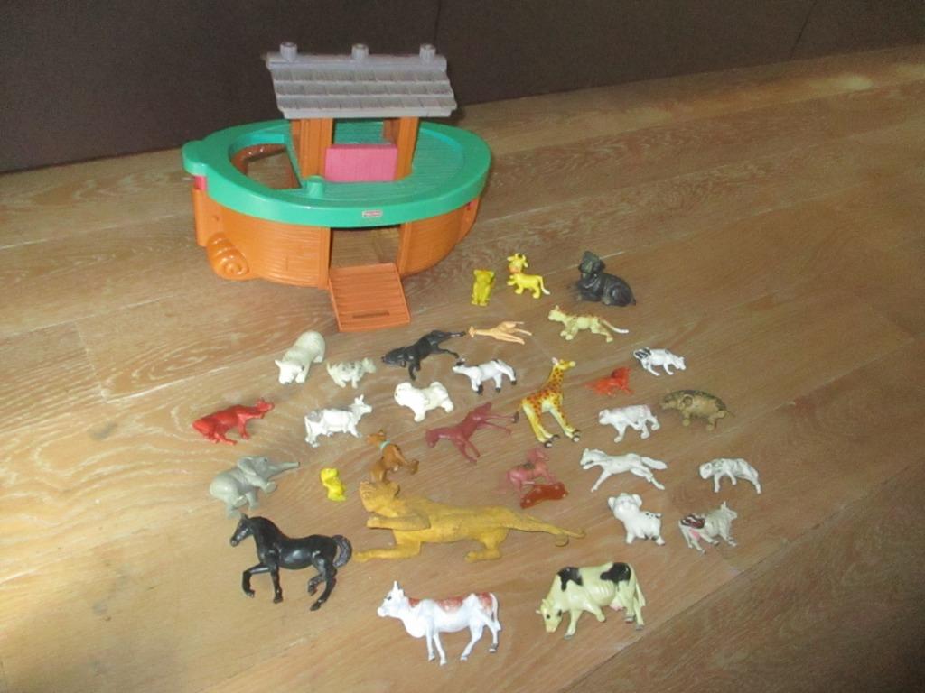 fisher price little people ark van noah boot met diertjes, Kinderen en Baby's, Speelgoed | Fisher-Price, Ophalen of Verzenden