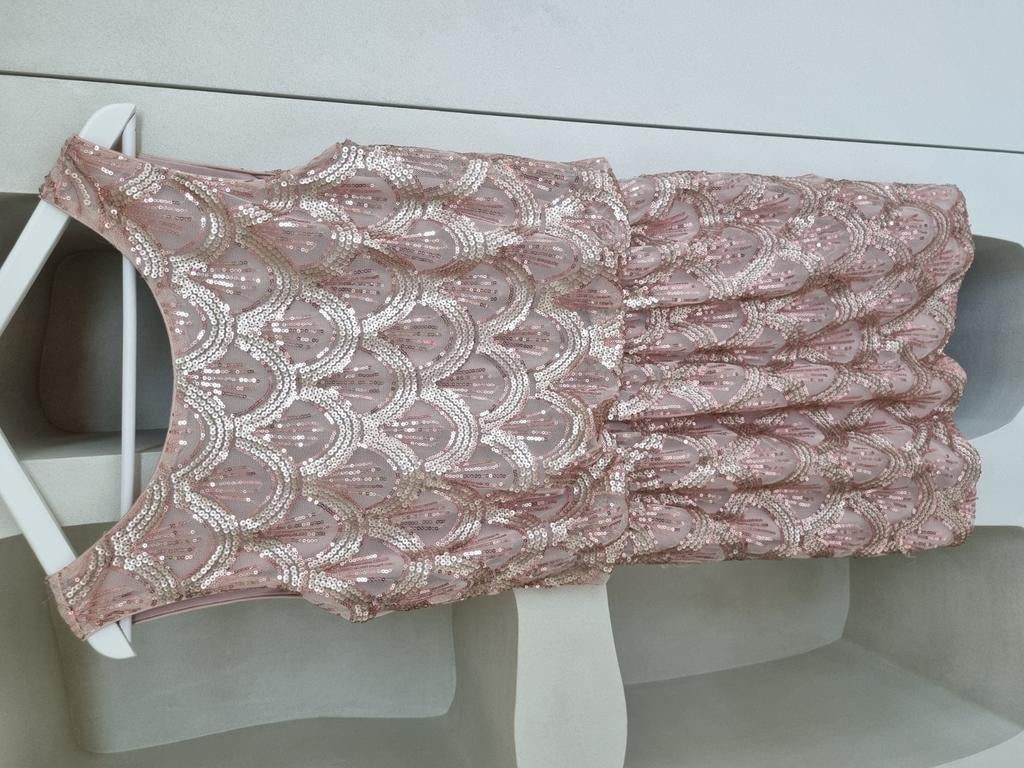 Kleedje Daphnea Paris maat medium, Kleding | Dames, Maat 38/40 (M), Overige typen, Daphnea, Beige
