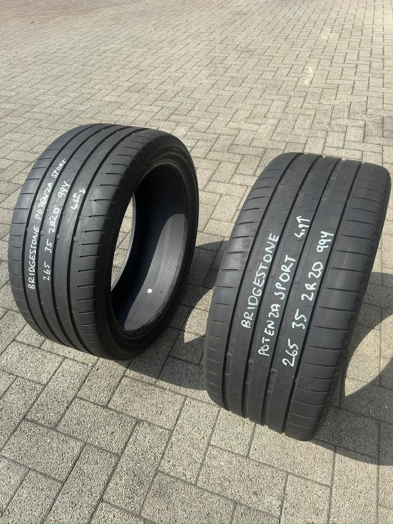 265 35 ZR20 BRIDGESTONE +/-5mm STUK PRIJS : 70€, Enlèvement, Utilisé, BMW