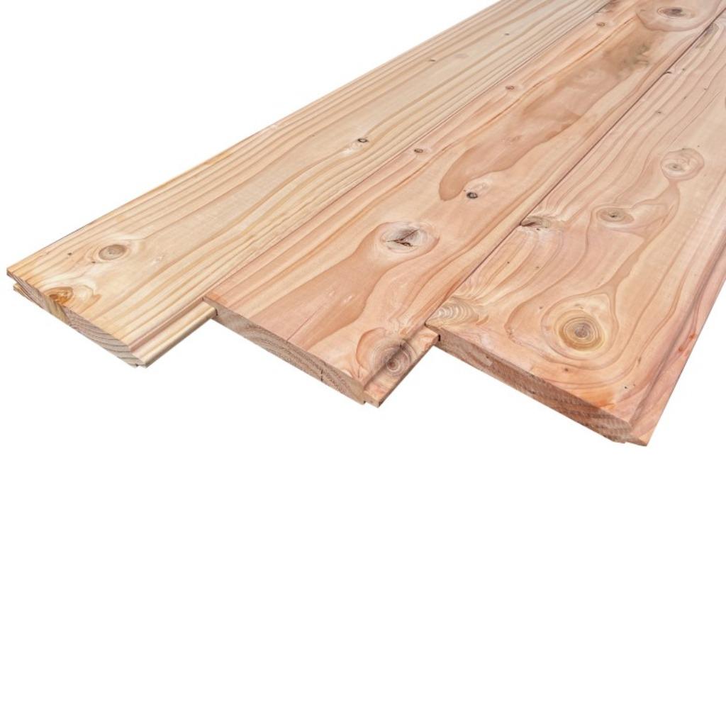 Douglas | blokhutprofiel | dakbeschot | blokhut | planken, Jardin & Terrasse, Poteaux, Poutres & Planches, Neuf, Planches, Enlèvement