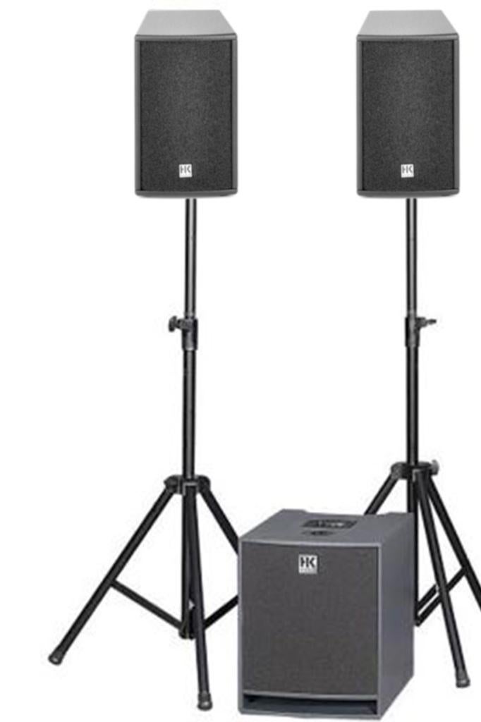 Audio Systeem HK L.U.C.A.S  Versterker en 2 luidsprekers, Enlèvement, Comme neuf, Audio