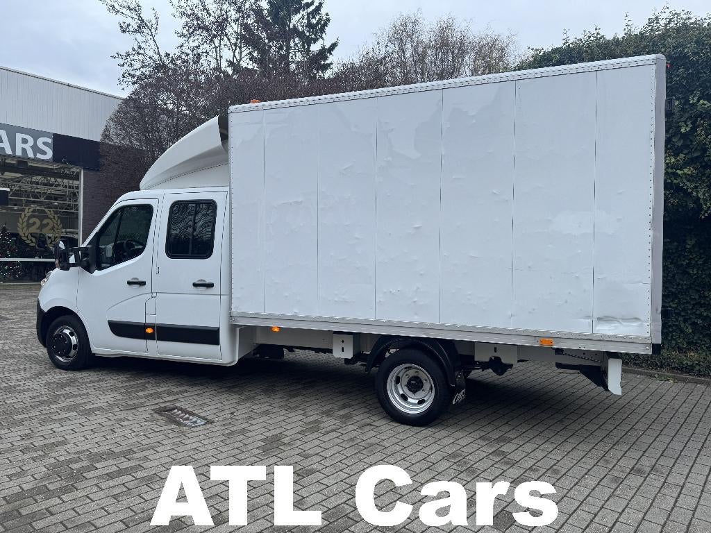 2.3D | MASTER | DUBBEL CABINE + BAK | 133 000 KM, Auto's, Bestelwagens en Lichte vracht, Voorwielaandrijving, Euro 5, Stof, Zwart