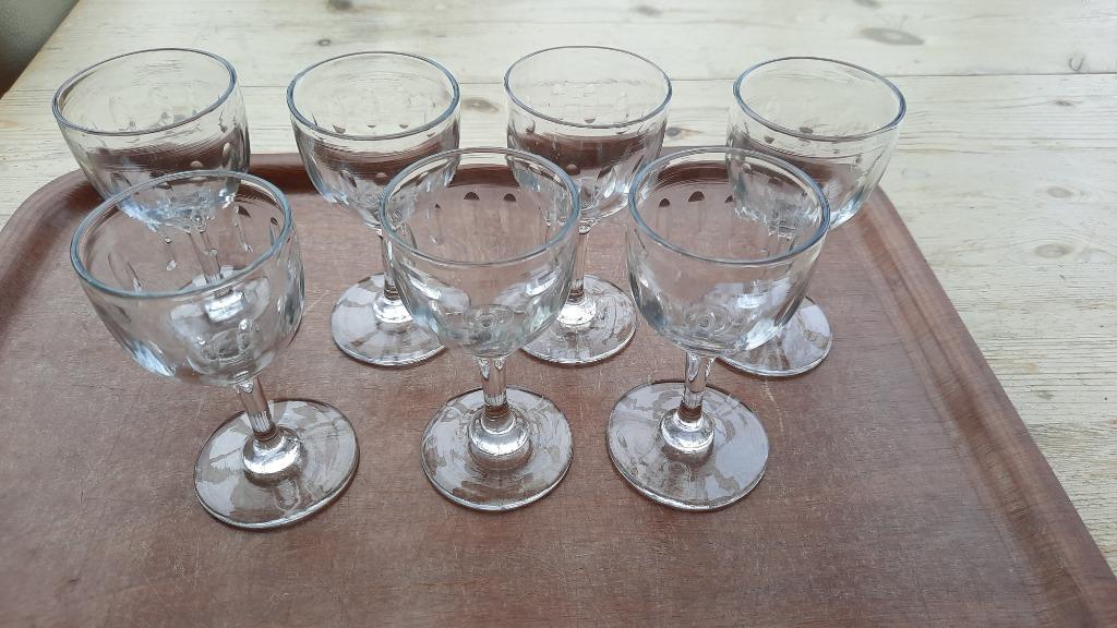 Porto-glazen  Vintage, Verzamelen, Glas en Drinkglazen, Ophalen of Verzenden, Zo goed als nieuw, Borrel- of Shotglas