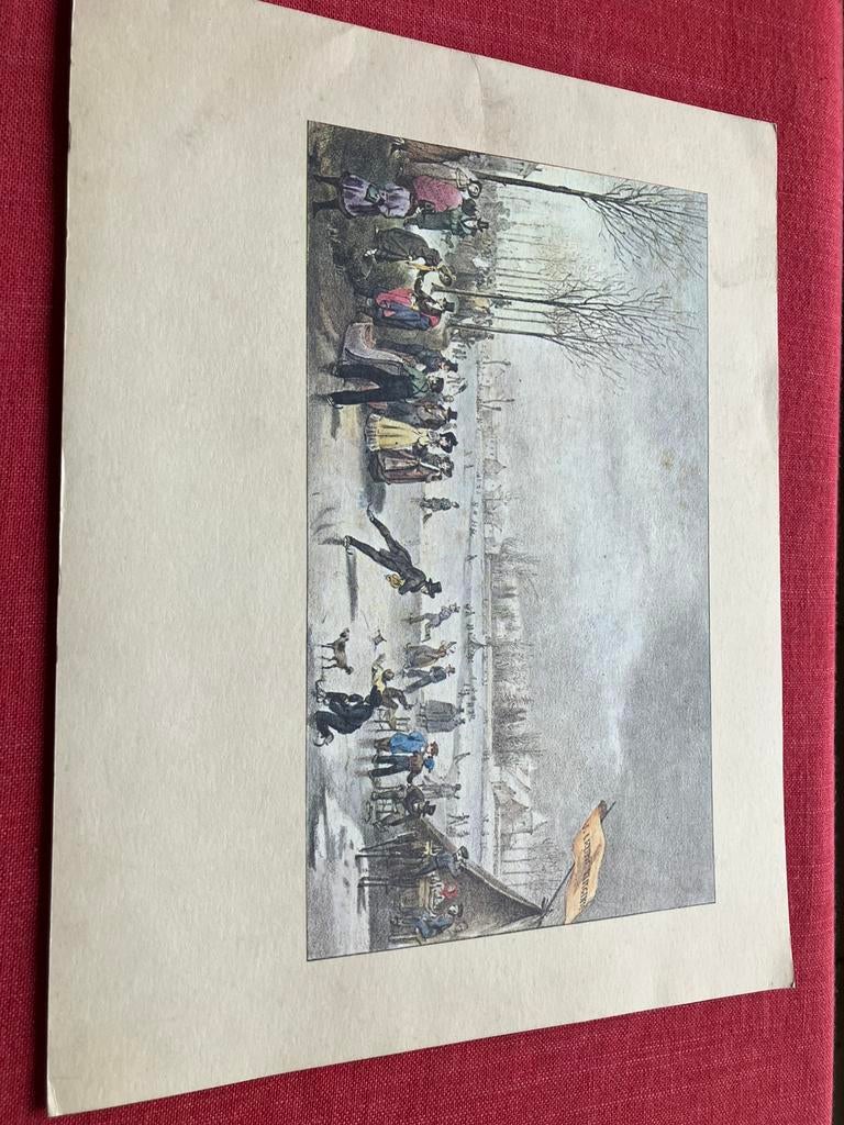 Sabena 1980-vliegtuig menus, Ophalen