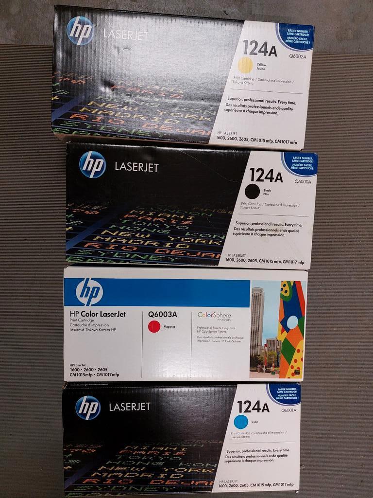 HP Toners 124A, Computers en Software, Printers, Ophalen of Verzenden, Zo goed als nieuw, Laserprinter, Printer