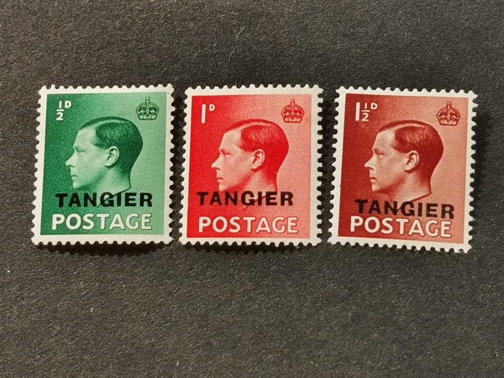 Tanger - Maroc britannique 1936 - Roi Edouard VIII *, Enlèvement ou Envoi, Maroc, Non oblitéré