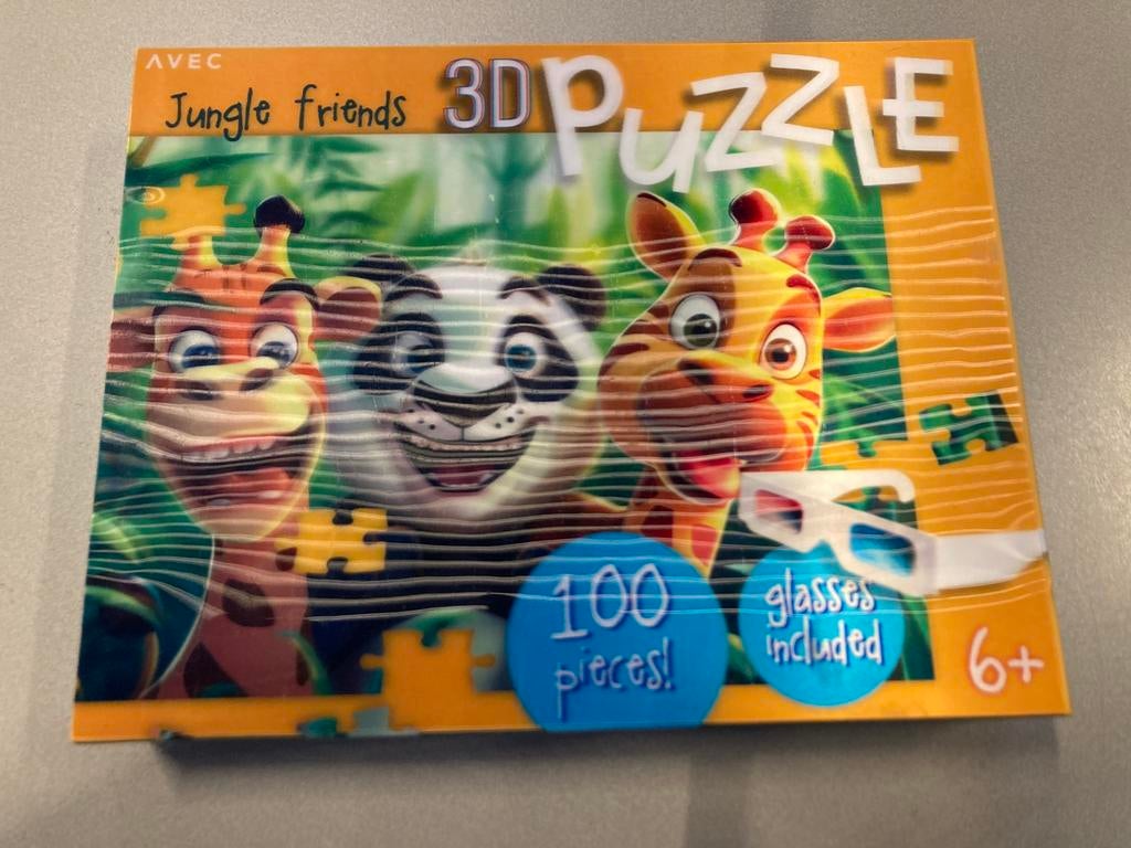 3D kinderpuzzel Jungle friends, Ophalen, Zo goed als nieuw